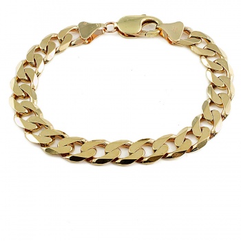 9ct gold 21.3g 8 inch curb Bracelet